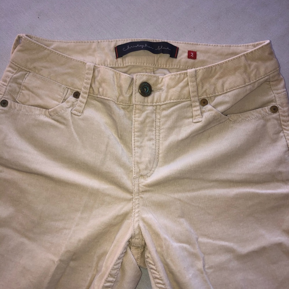 Christopher Blue corduroy pants; Size 2